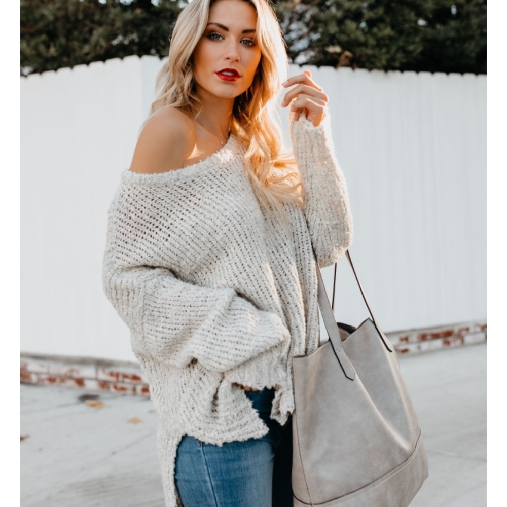 CAMILLA Slouchy Knit Sweater - Picture 5 of 8